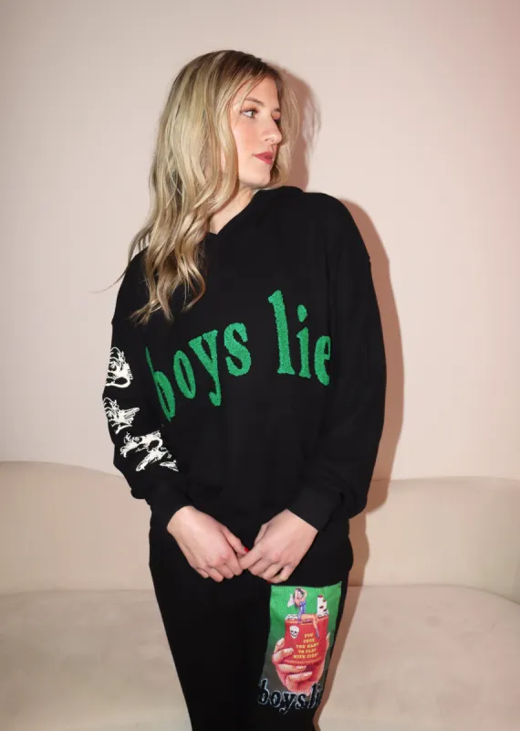 Boys Lie Your Creation Hoodie ★ Black sold by Rock N Rags