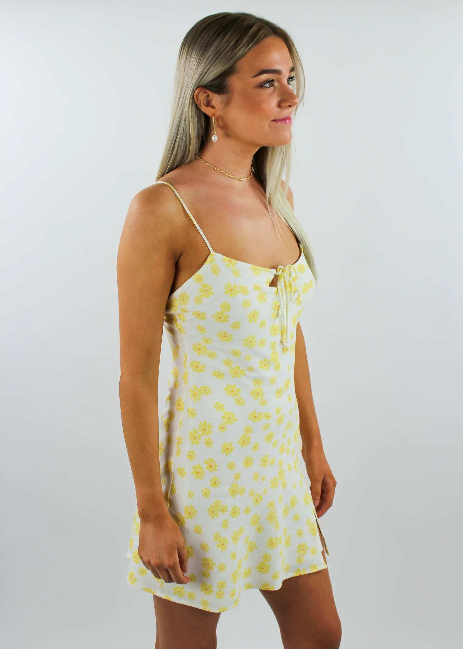 Here Comes The Sun Dress ★ Yellow Floral sold by Rock N Rags product image thumbnail 4