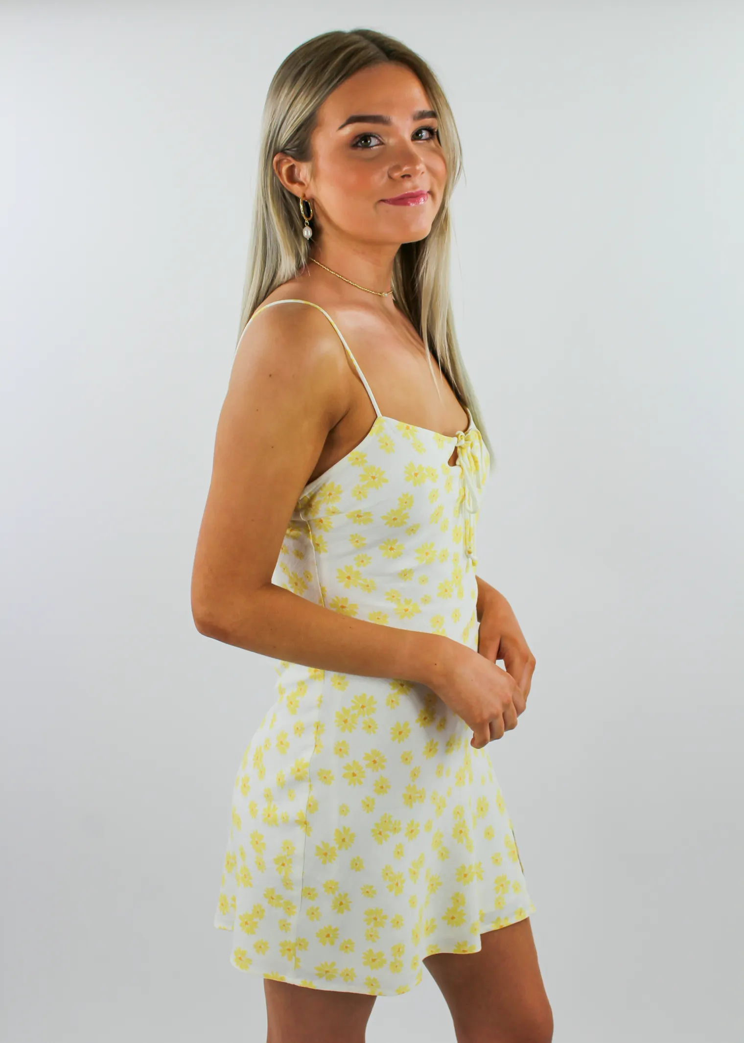 Here Comes The Sun Dress ★ Yellow Floral sold by Rock N Rags product image thumbnail 3