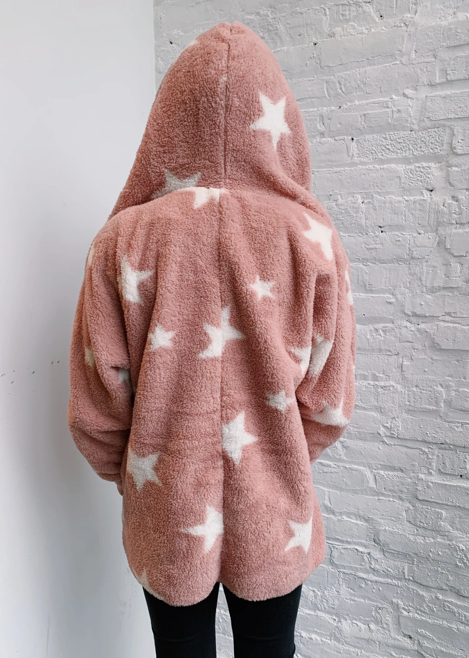 Fuzzy Star Jacket ★ Peach sold by Rock N Rags product image thumbnail 2