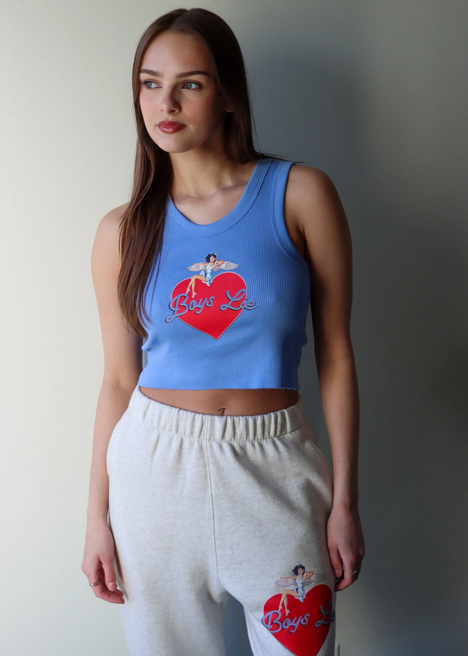 Boys Lie On The Edge V2 Randy Tank ★ Blue sold by Rock N Rags product image thumbnail 2