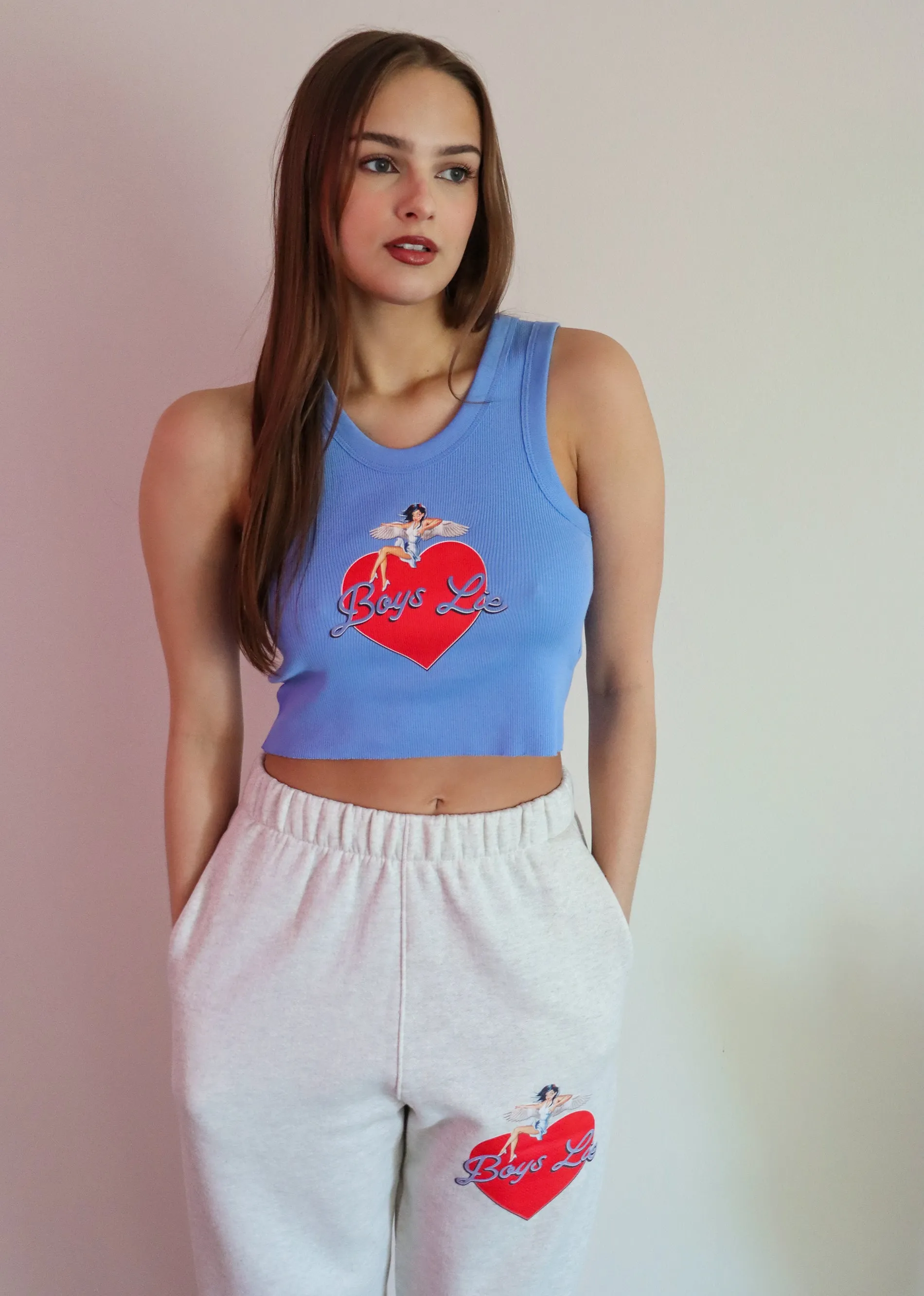 Boys Lie On The Edge V2 Randy Tank ★ Blue sold by Rock N Rags product image thumbnail 4