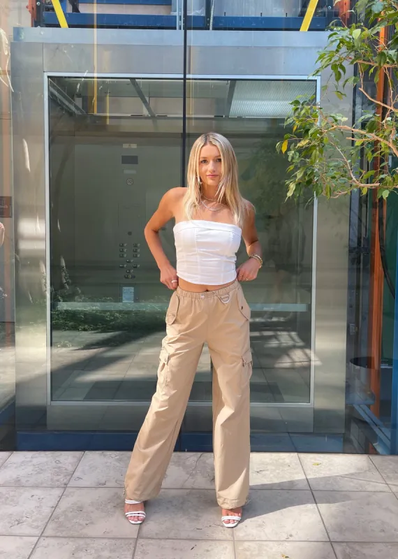 Speak Now Cargo Pants ★ Tan sold by Rock N Rags