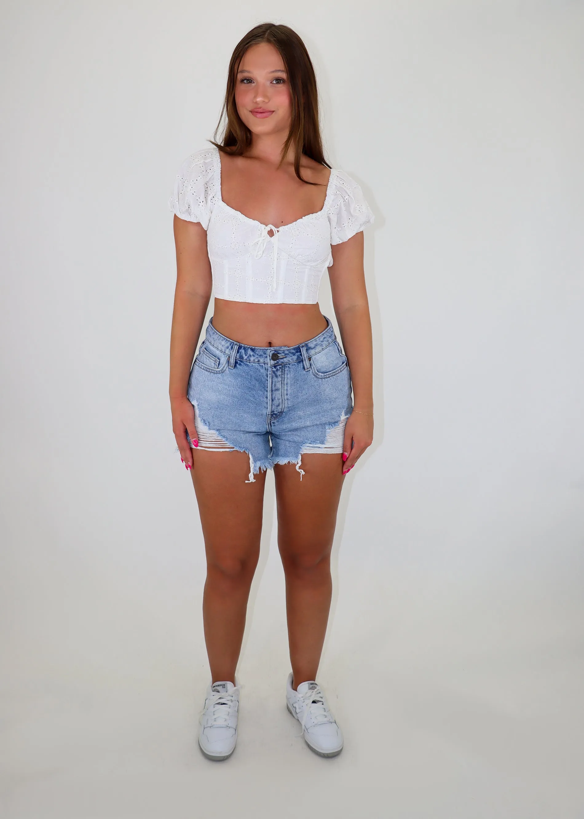 Somethin' Bout You Top ★ White sold by Rock N Rags product image thumbnail 4