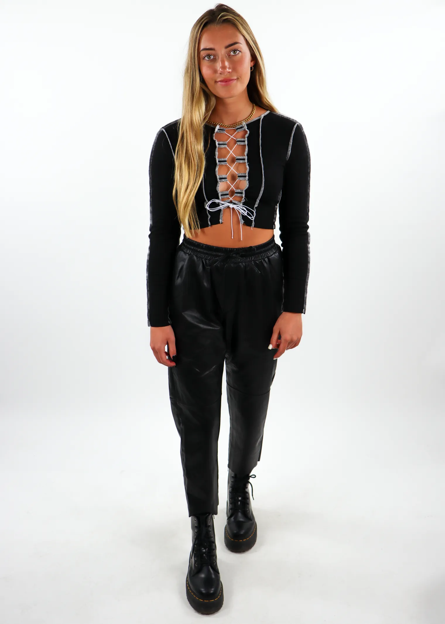 Gimme What I Want Long Sleeve Top ★ Black sold by Rock N Rags product image thumbnail 4