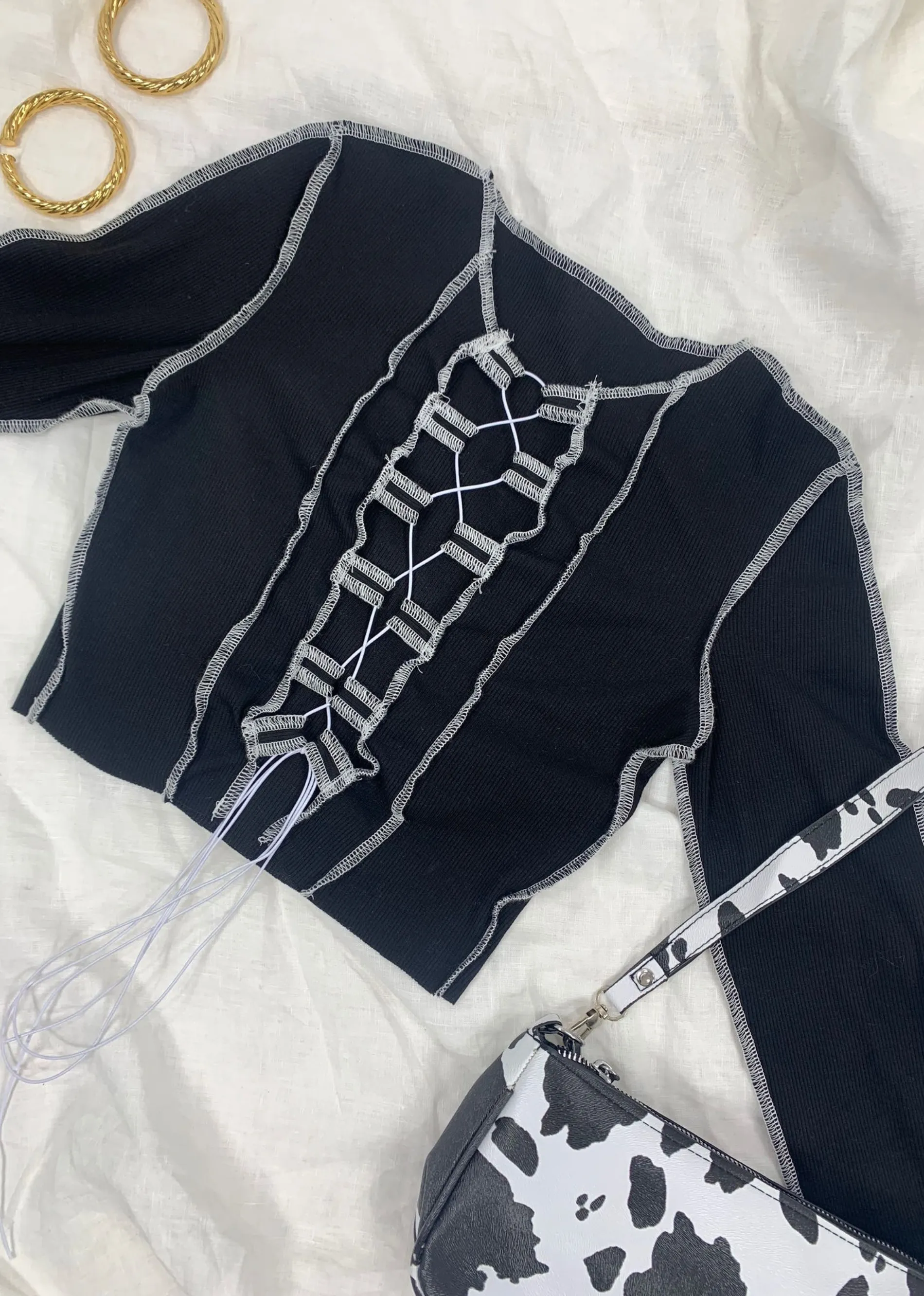 Gimme What I Want Long Sleeve Top ★ Black sold by Rock N Rags product image thumbnail 5