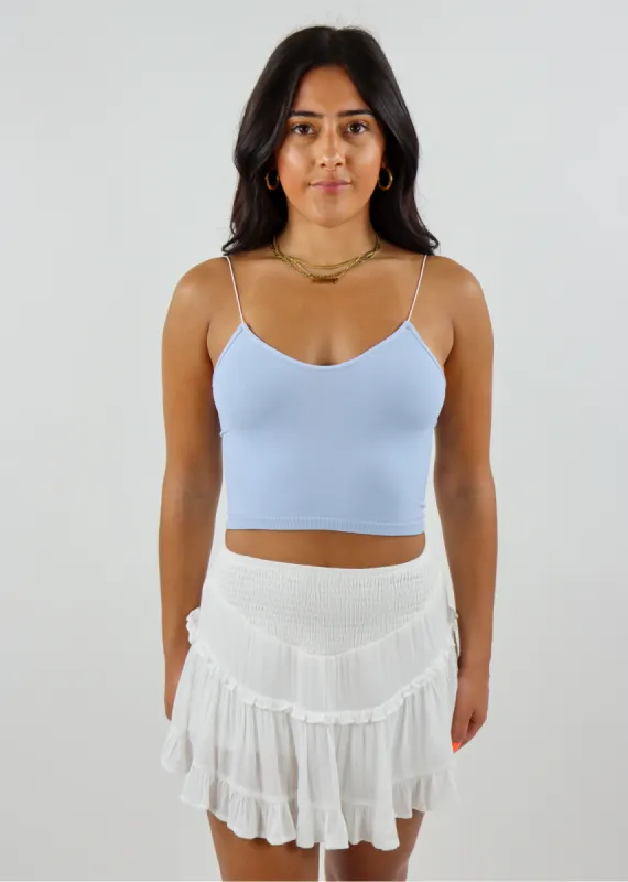 Dreamer Tank ★ Powder Blue sold by Rock N Rags