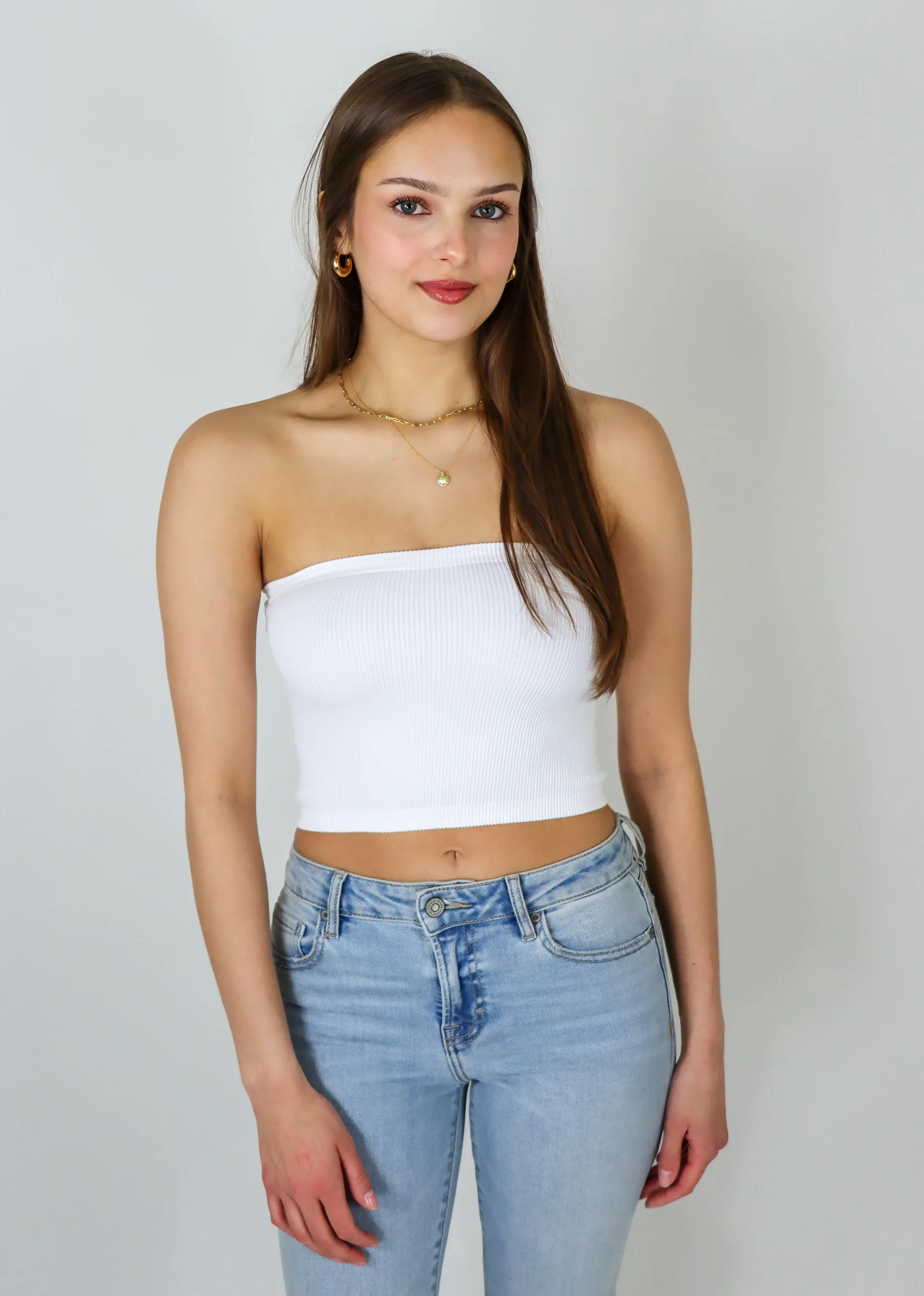 All My Love Tube Top ★ White sold by Rock N Rags