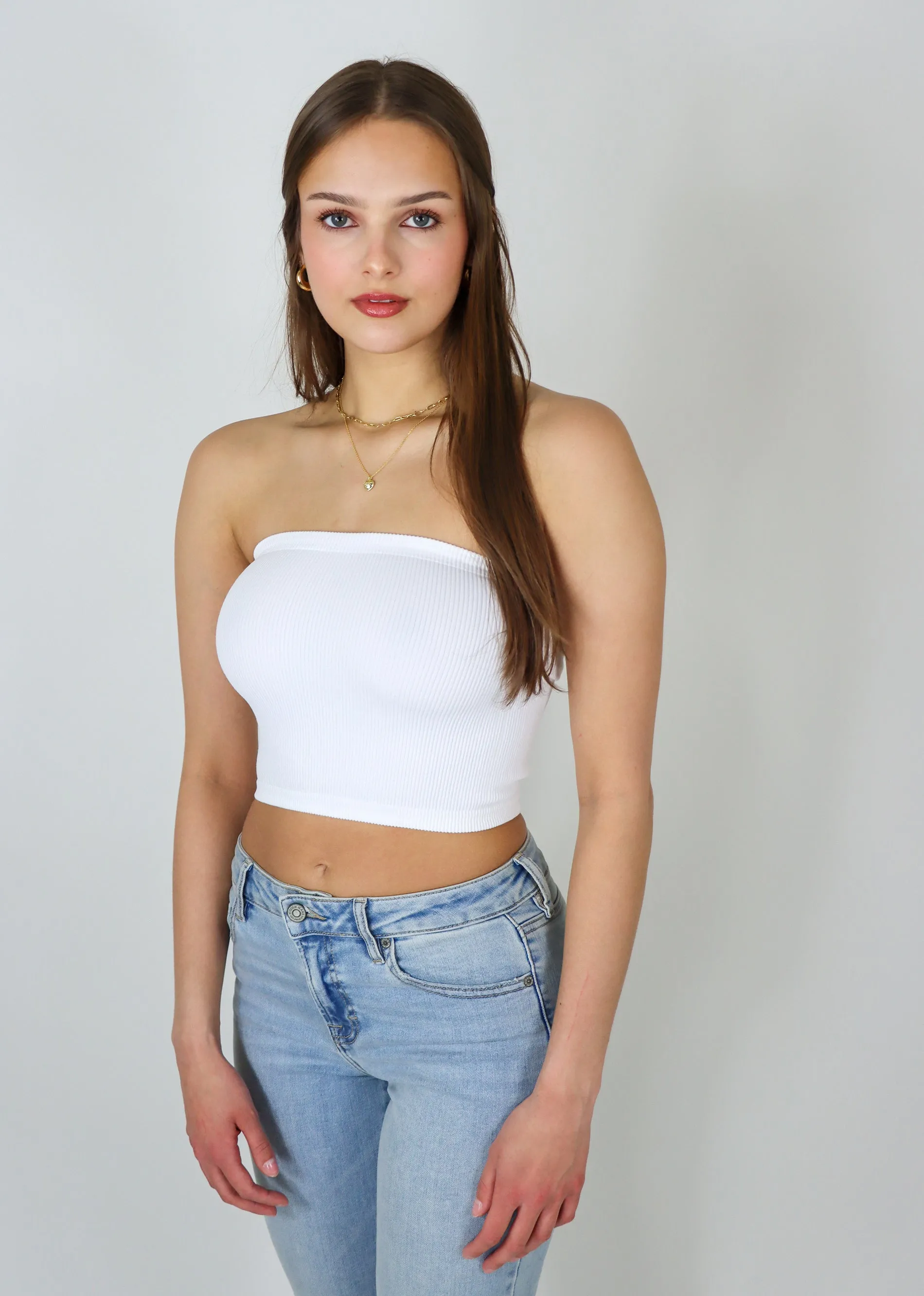 All My Love Tube Top ★ White sold by Rock N Rags product image thumbnail 3