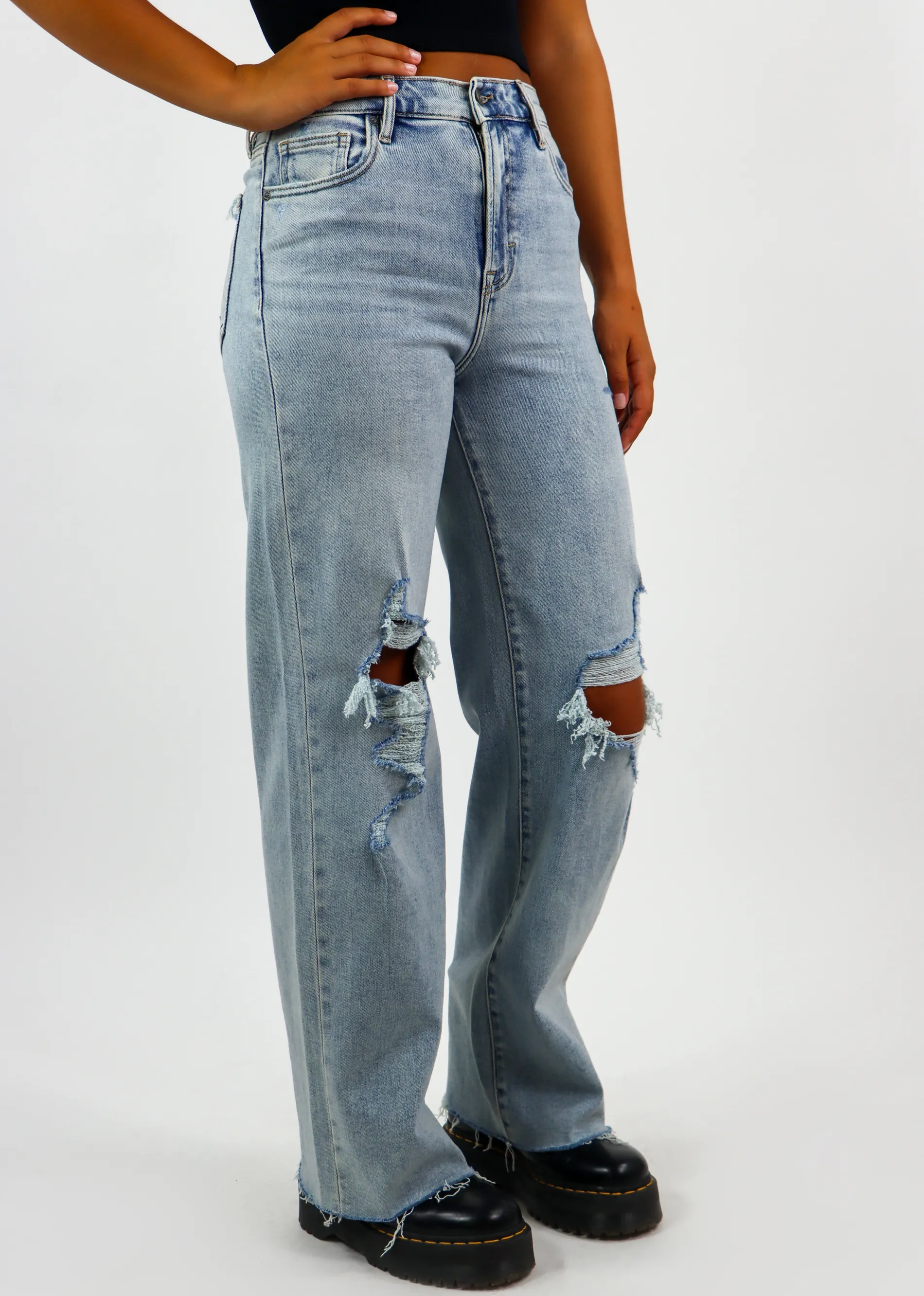 Better Days Jeans ★ Light Wash sold by Rock N Rags product image thumbnail 4