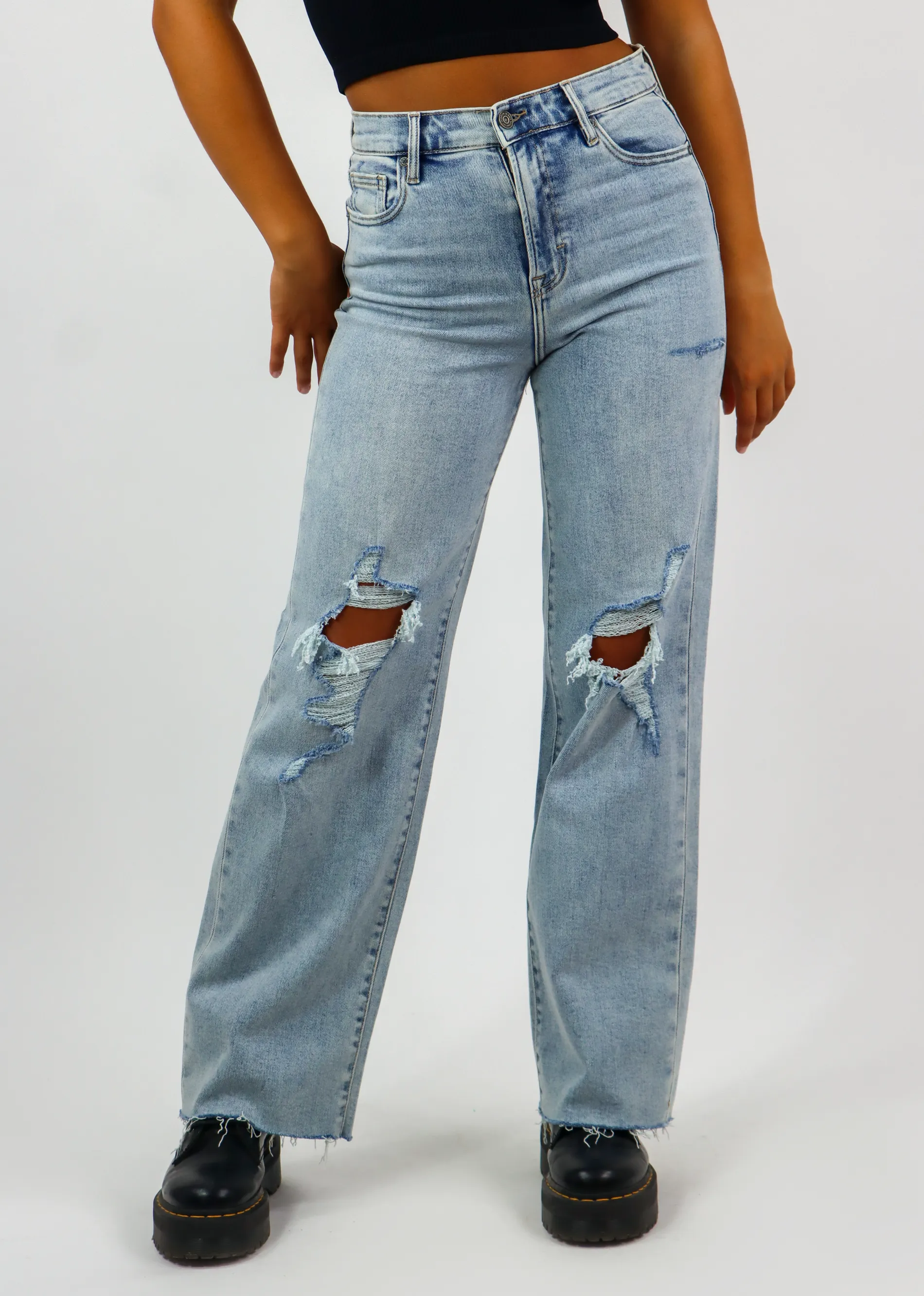 Better Days Jeans ★ Light Wash sold by Rock N Rags