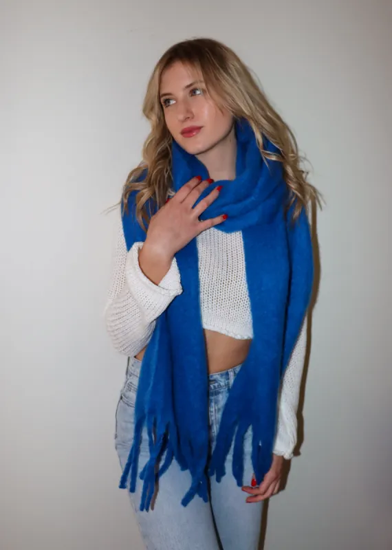 Show Me How Scarf ★ Cobalt Blue sold by Rock N Rags