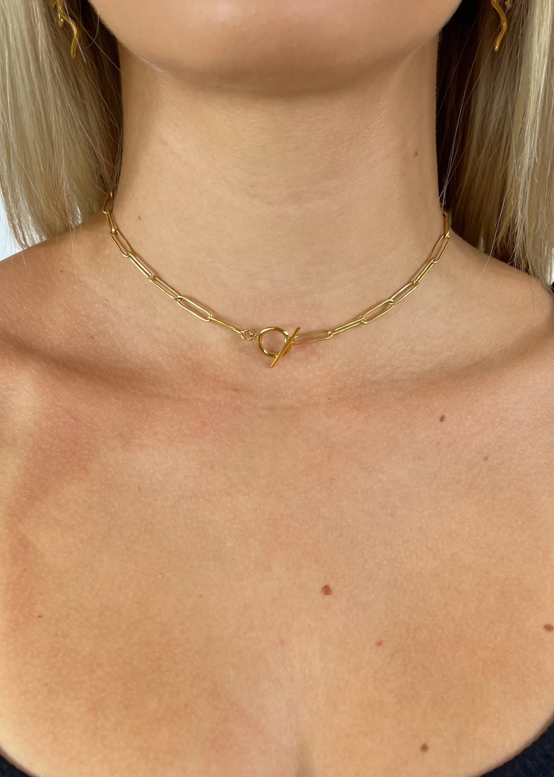 Last Nite Choker Necklace ★ Gold sold by Rock N Rags