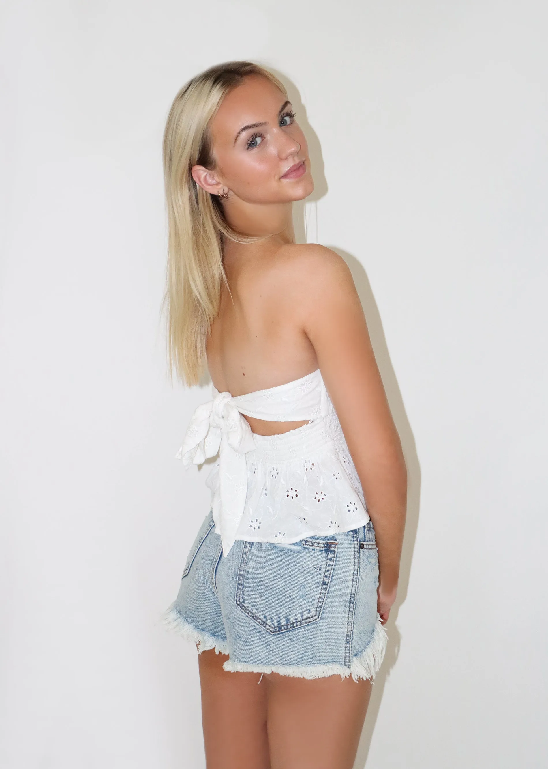 Throwback Love Tube Top ★ White sold by Rock N Rags product image thumbnail 2