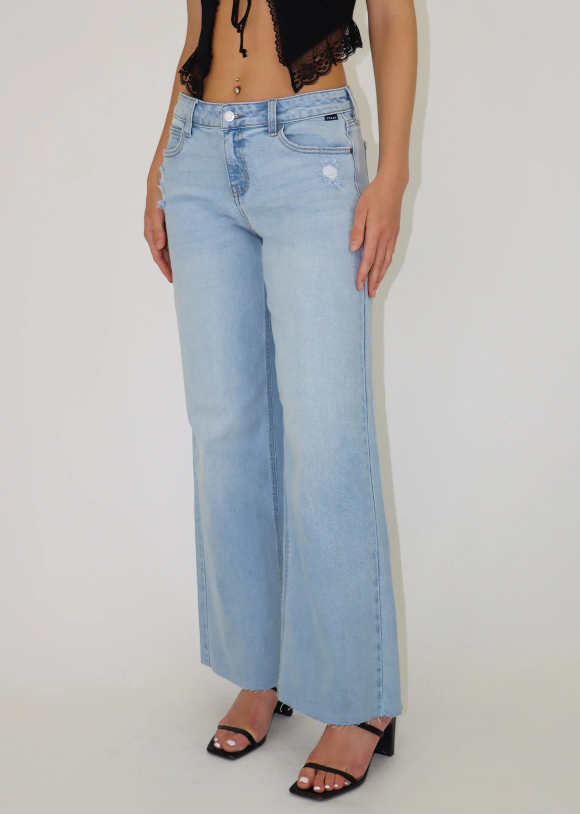 Love & Money Low Rise Jeans ★ Light Wash sold by Rock N Rags product image thumbnail 3