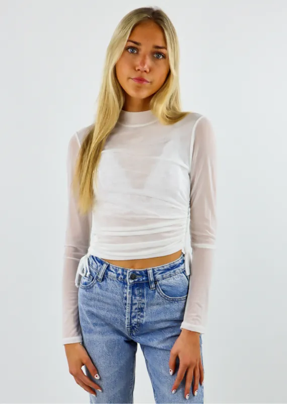 Wildest Dreams Long Sleeve Top ★ White sold by Rock N Rags