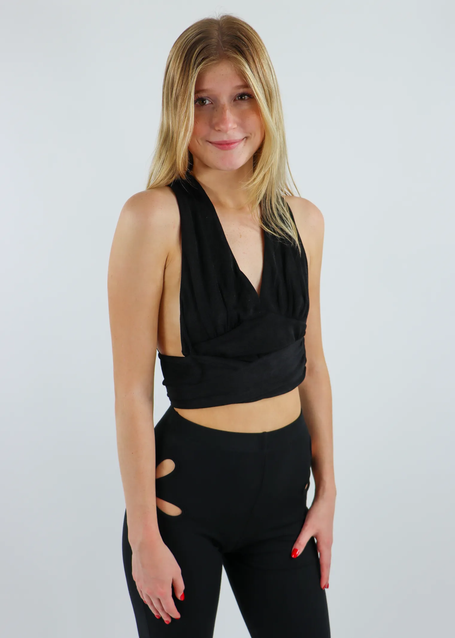 Champagne Problems Top ★ Black sold by Rock N Rags product image thumbnail 2