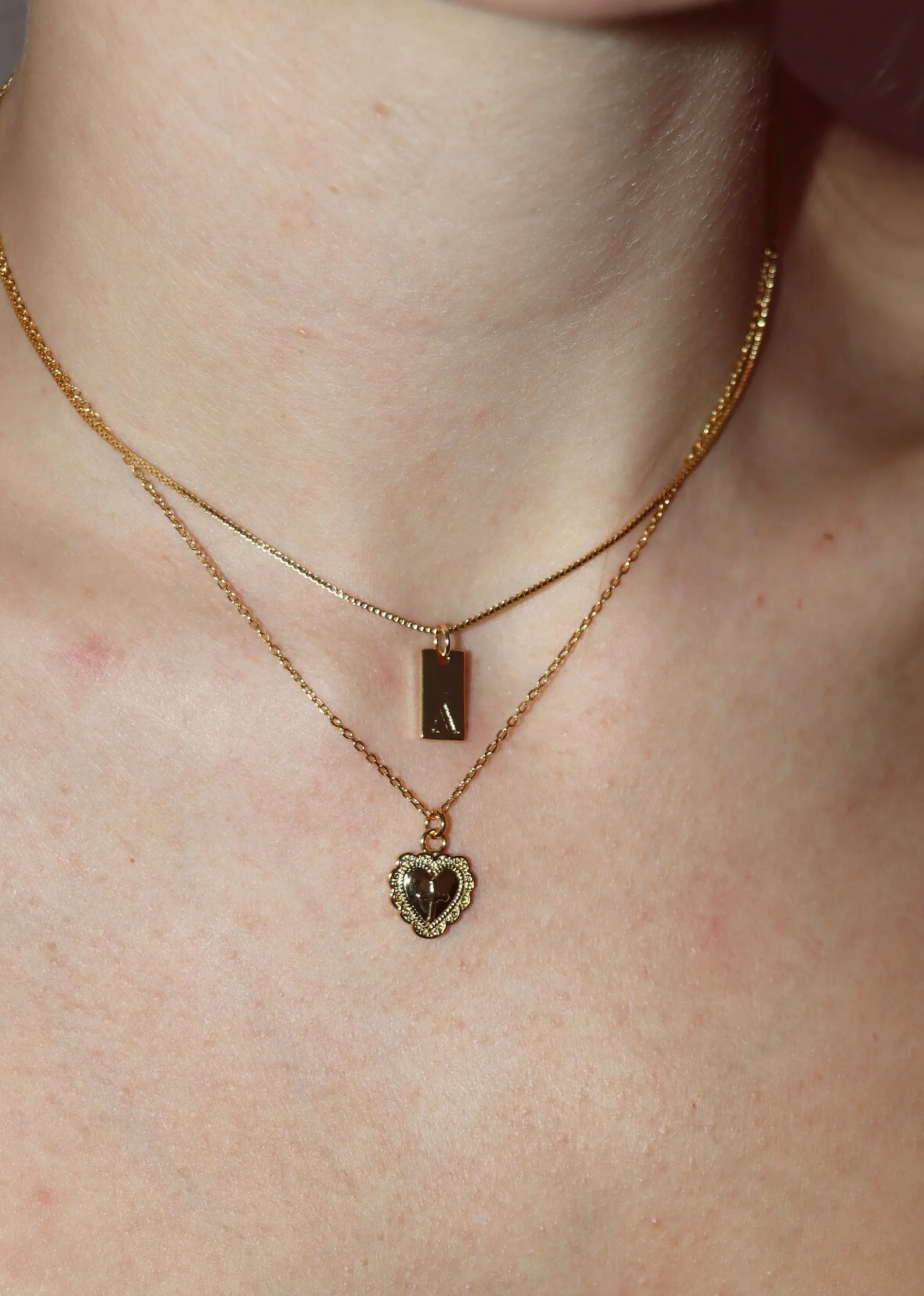 Cross My Heart Necklace ★ Gold sold by Rock N Rags