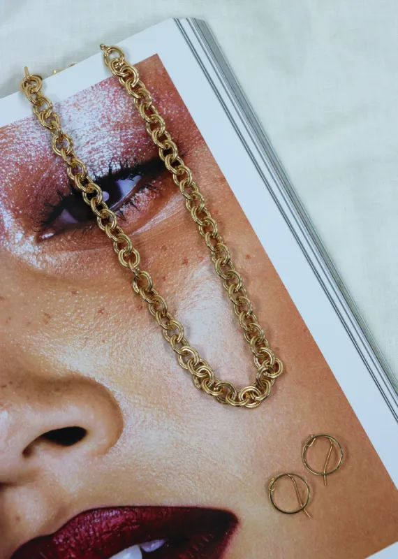 Circle Chain Necklace ★ Gold & Silver sold by Rock N Rags