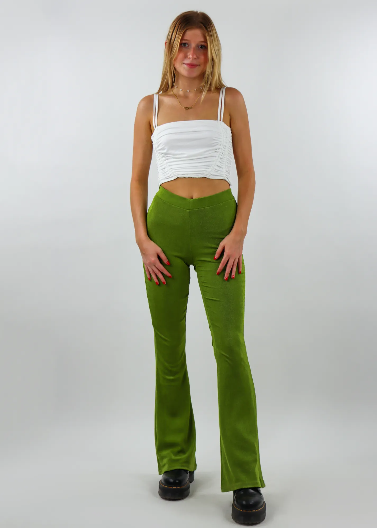 Ring My Bell Pants ★ Green sold by Rock N Rags product image thumbnail 5