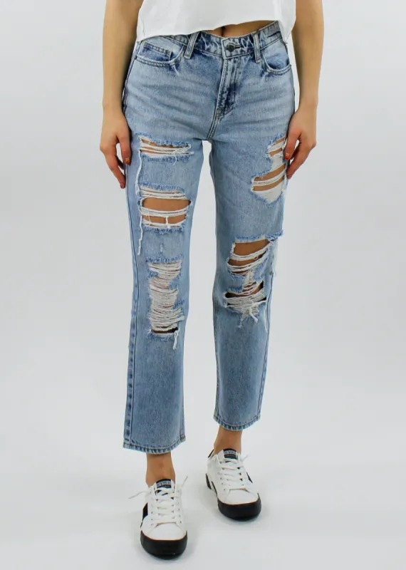 Worth It Boyfriend Jeans ★ Light Wash Denim sold by Rock N Rags