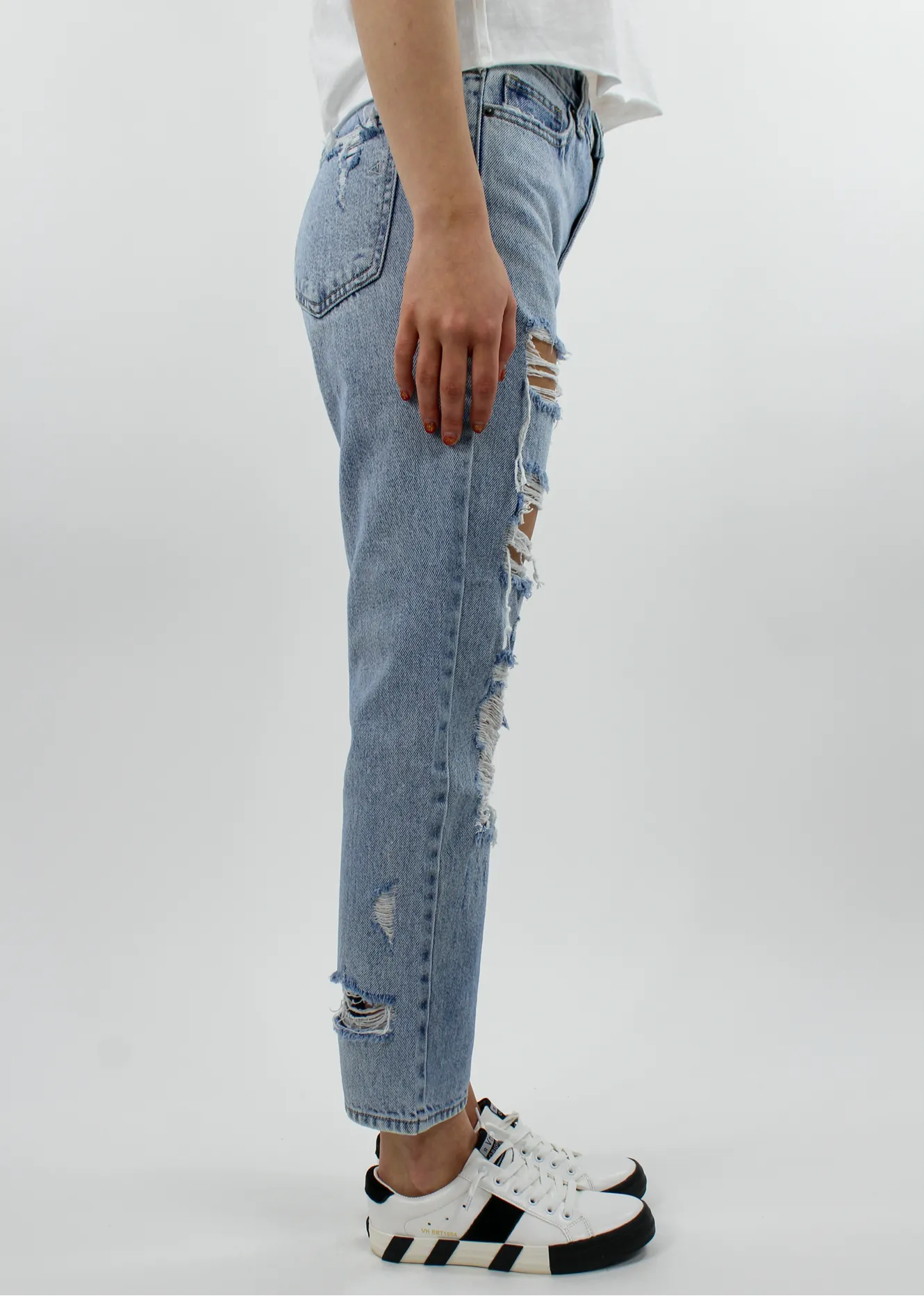 Worth It Boyfriend Jeans ★ Light Wash Denim sold by Rock N Rags product image thumbnail 4