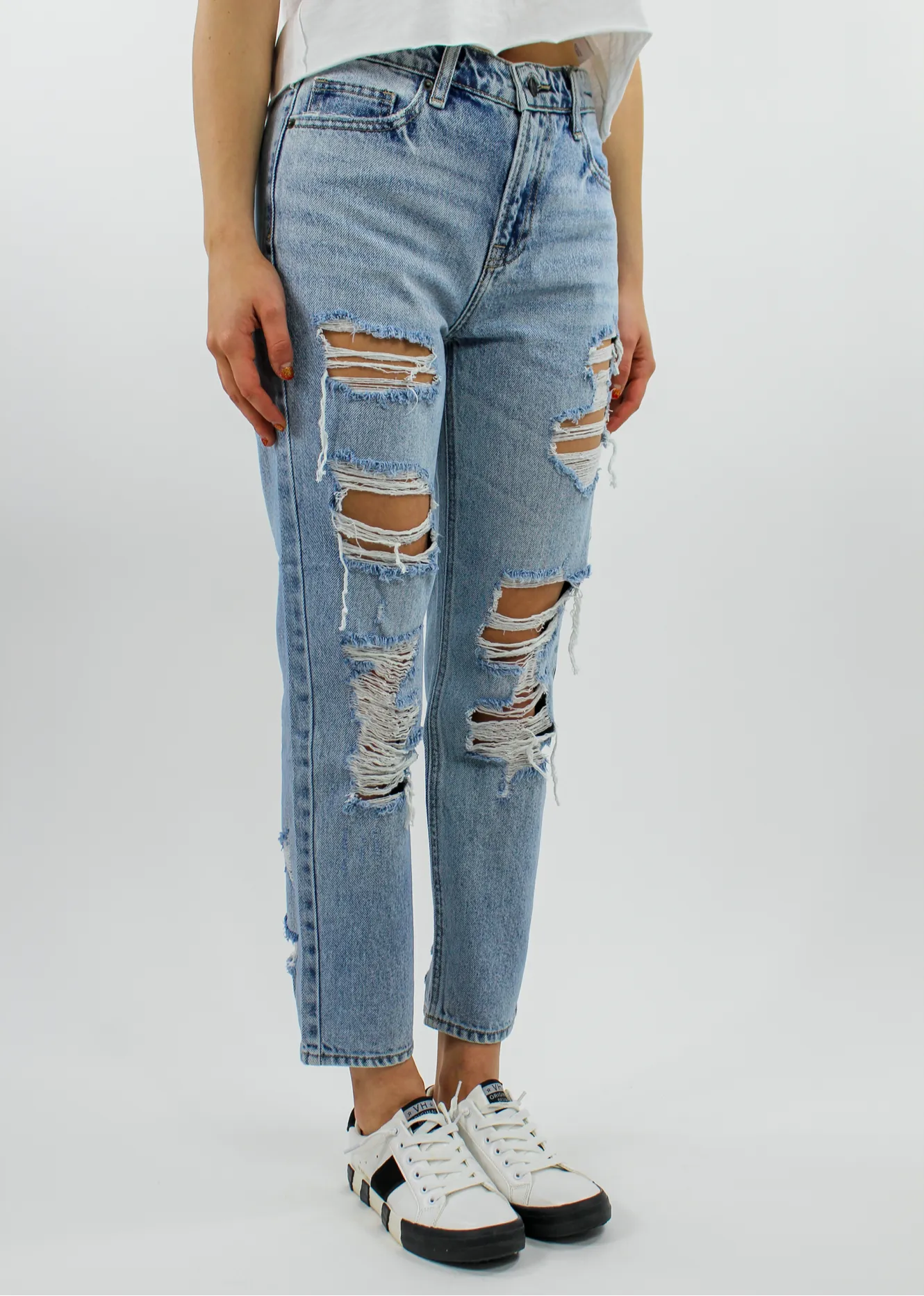 Worth It Boyfriend Jeans ★ Light Wash Denim sold by Rock N Rags product image thumbnail 3