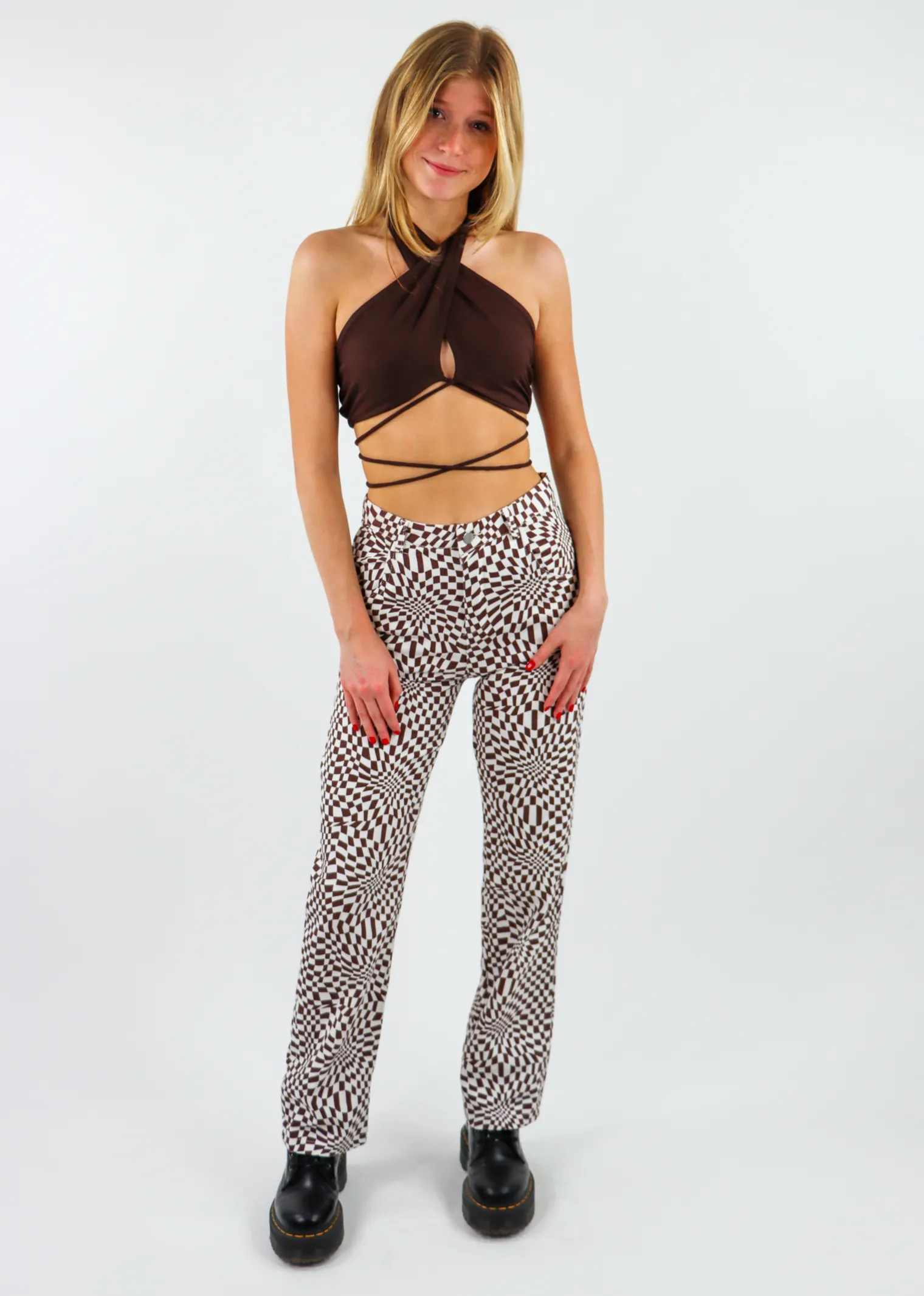 You're Mine Halter Top ★ Brown sold by Rock N Rags product image thumbnail 4