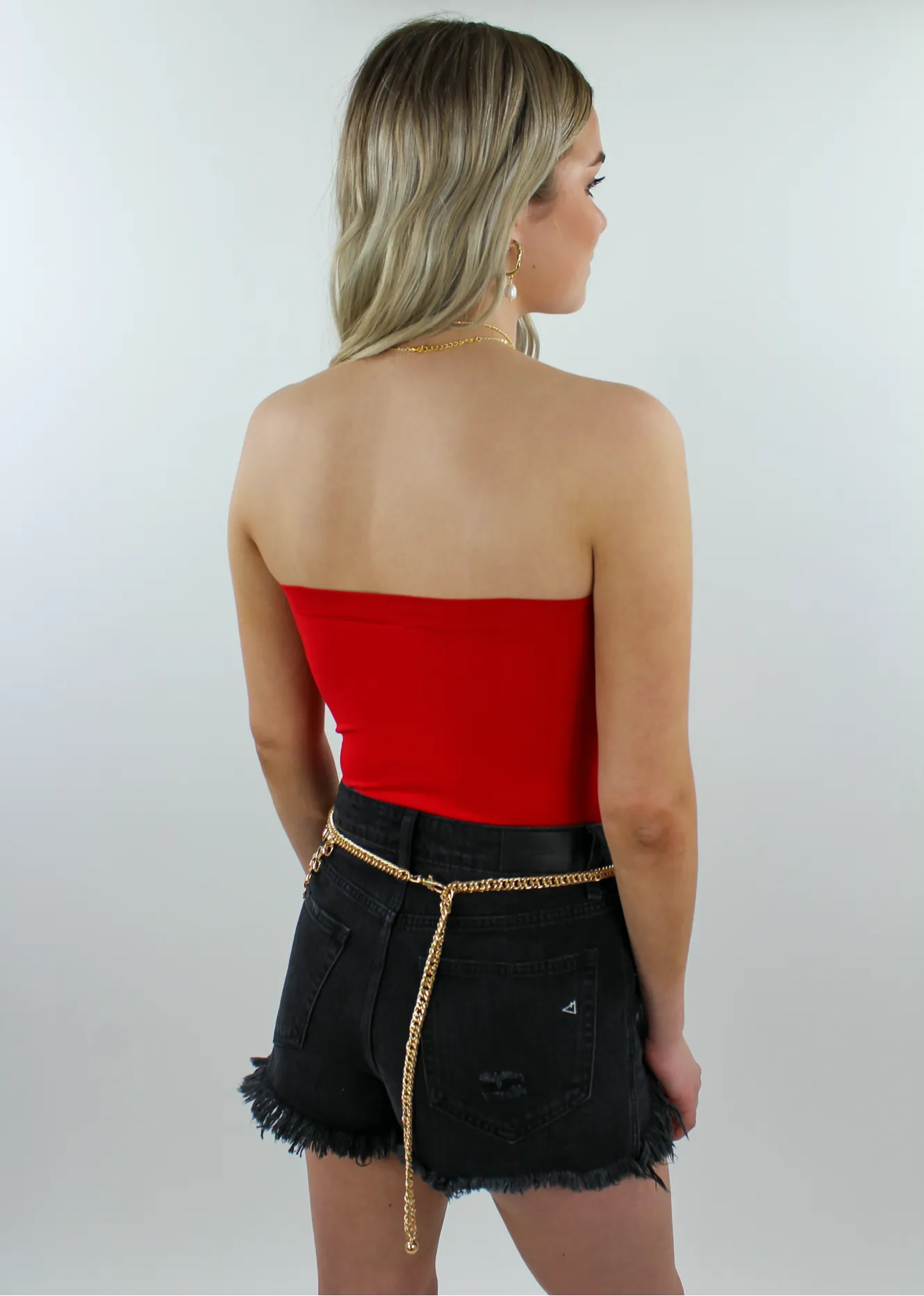 Uptown Girl Tube Top ★ Red sold by Rock N Rags product image thumbnail 3