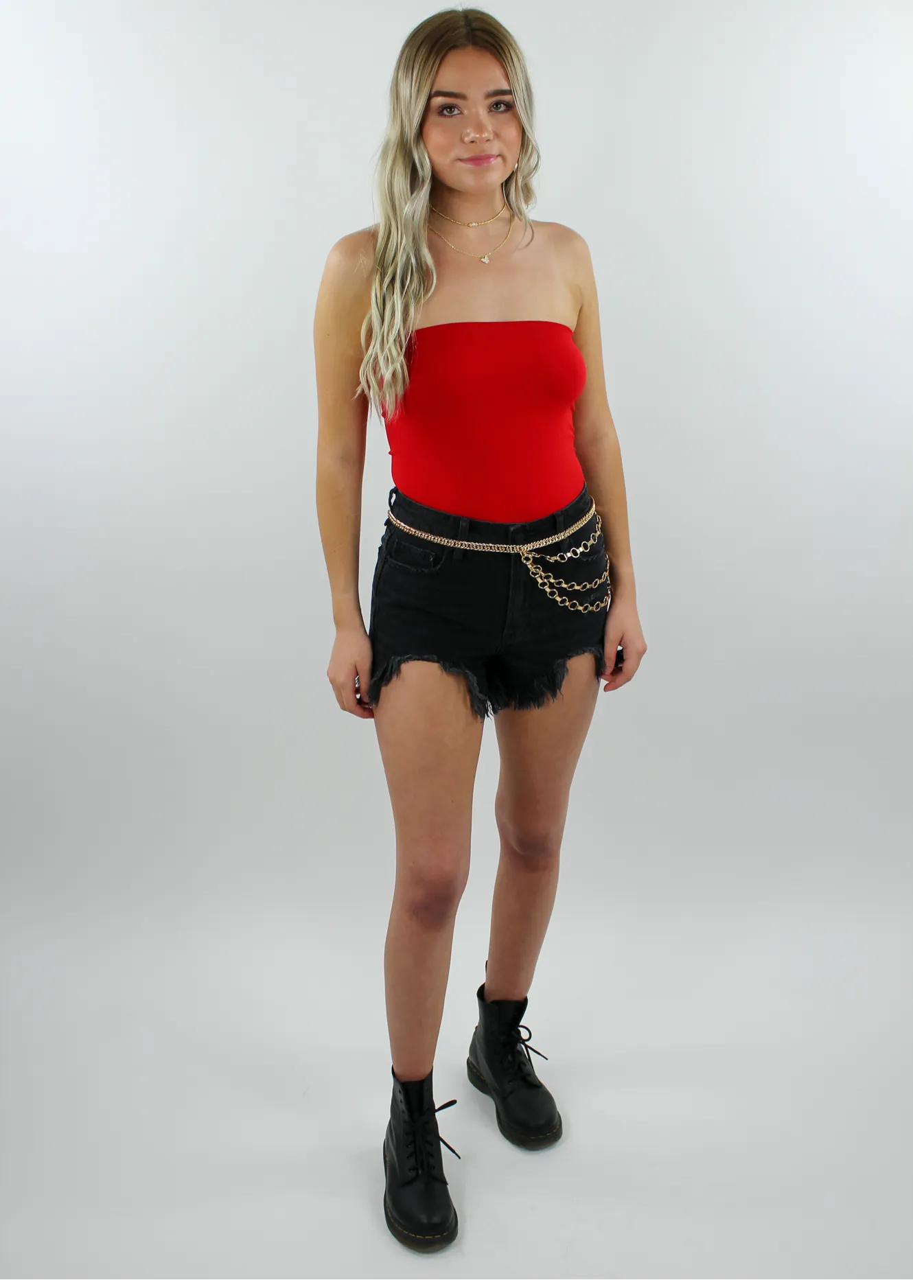 Uptown Girl Tube Top ★ Red sold by Rock N Rags product image thumbnail 5