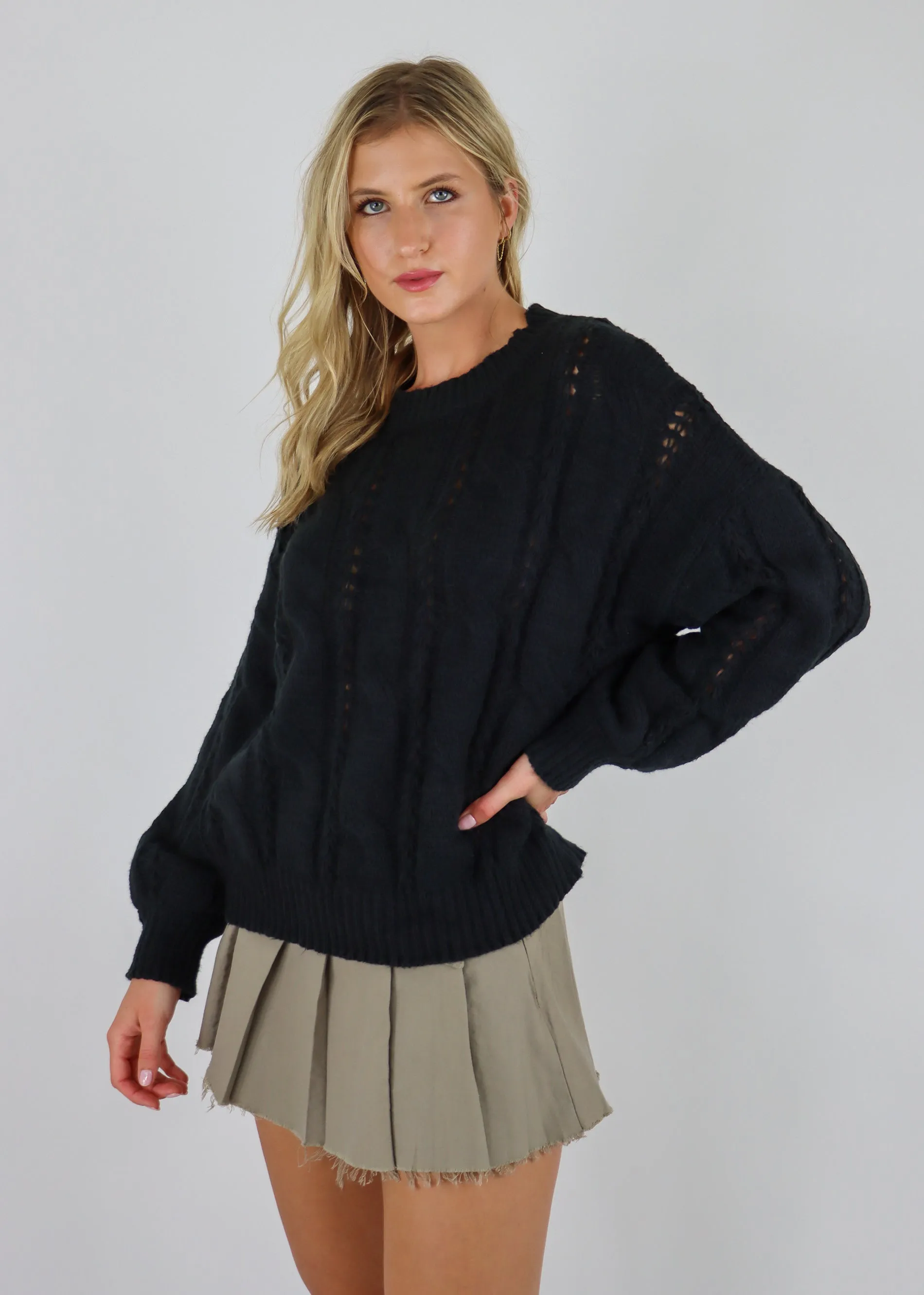 Weekend Friend Sweater ★ Black sold by Rock N Rags product image thumbnail 4