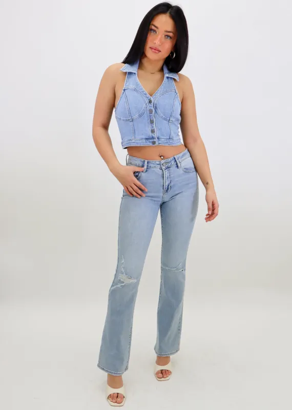 Popular Jeans ★ Light Wash sold by Rock N Rags