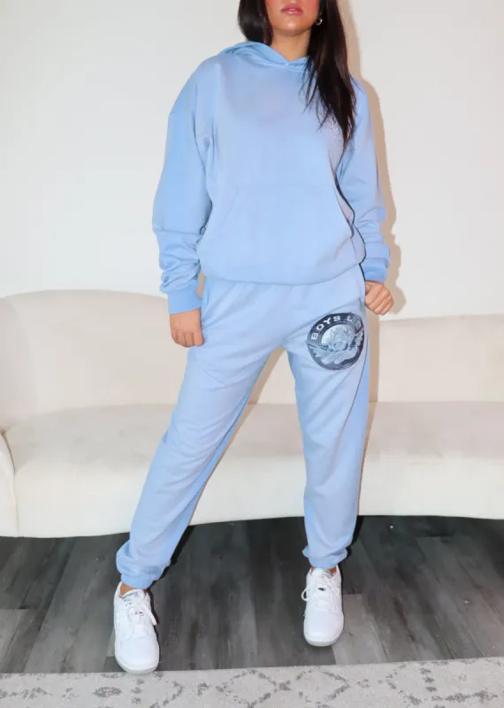 Boys Lie Blindsided Sweatpants ★ Blue sold by Rock N Rags