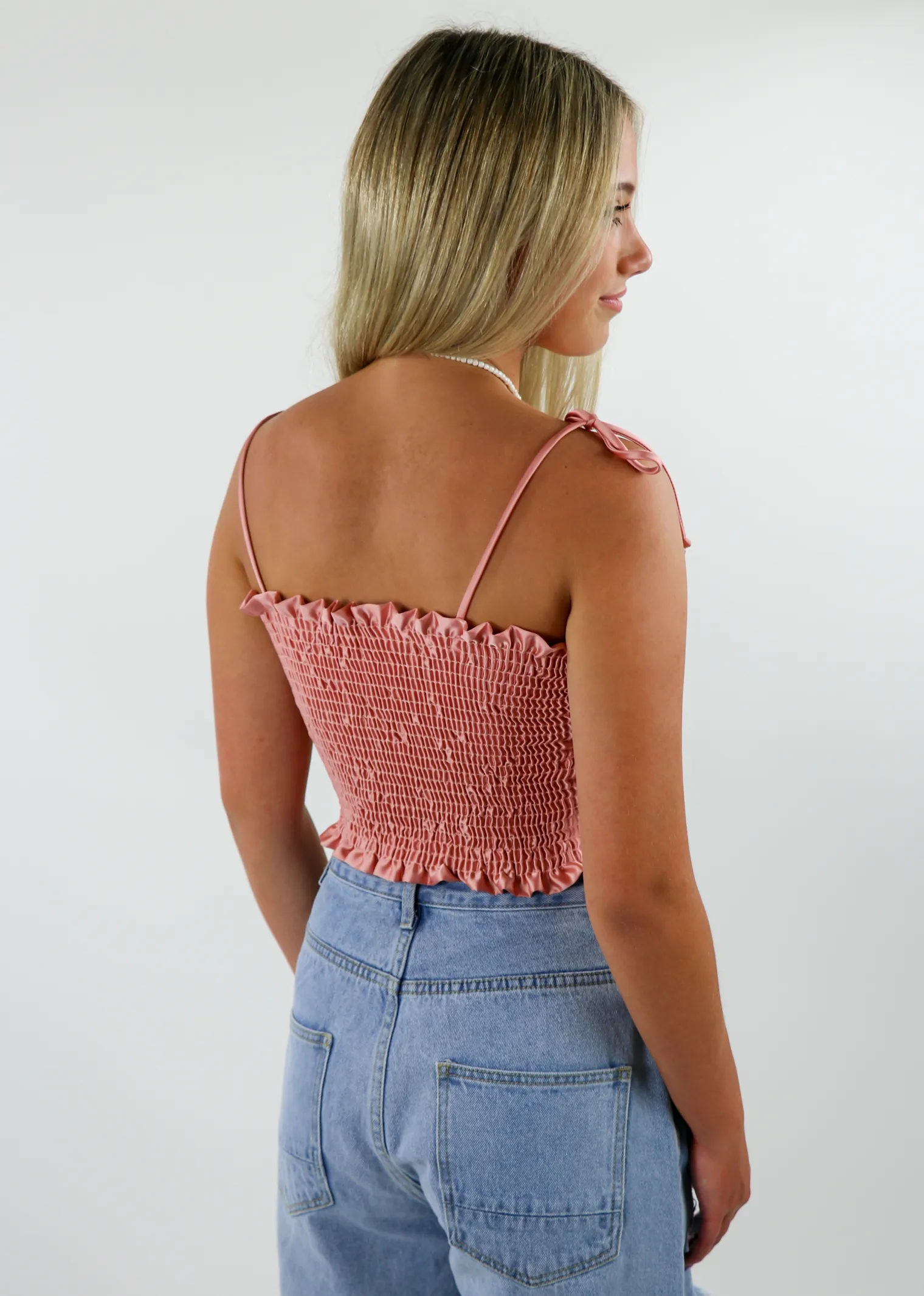 Tie Me Down Tank V2 ★ Rose sold by Rock N Rags product image thumbnail 3