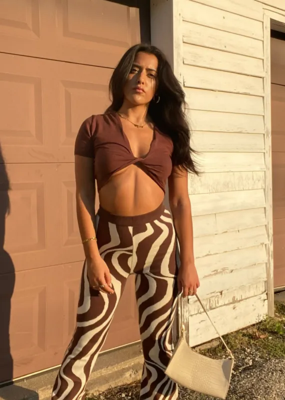 Favorite Mistake Top ★ Brown sold by Rock N Rags