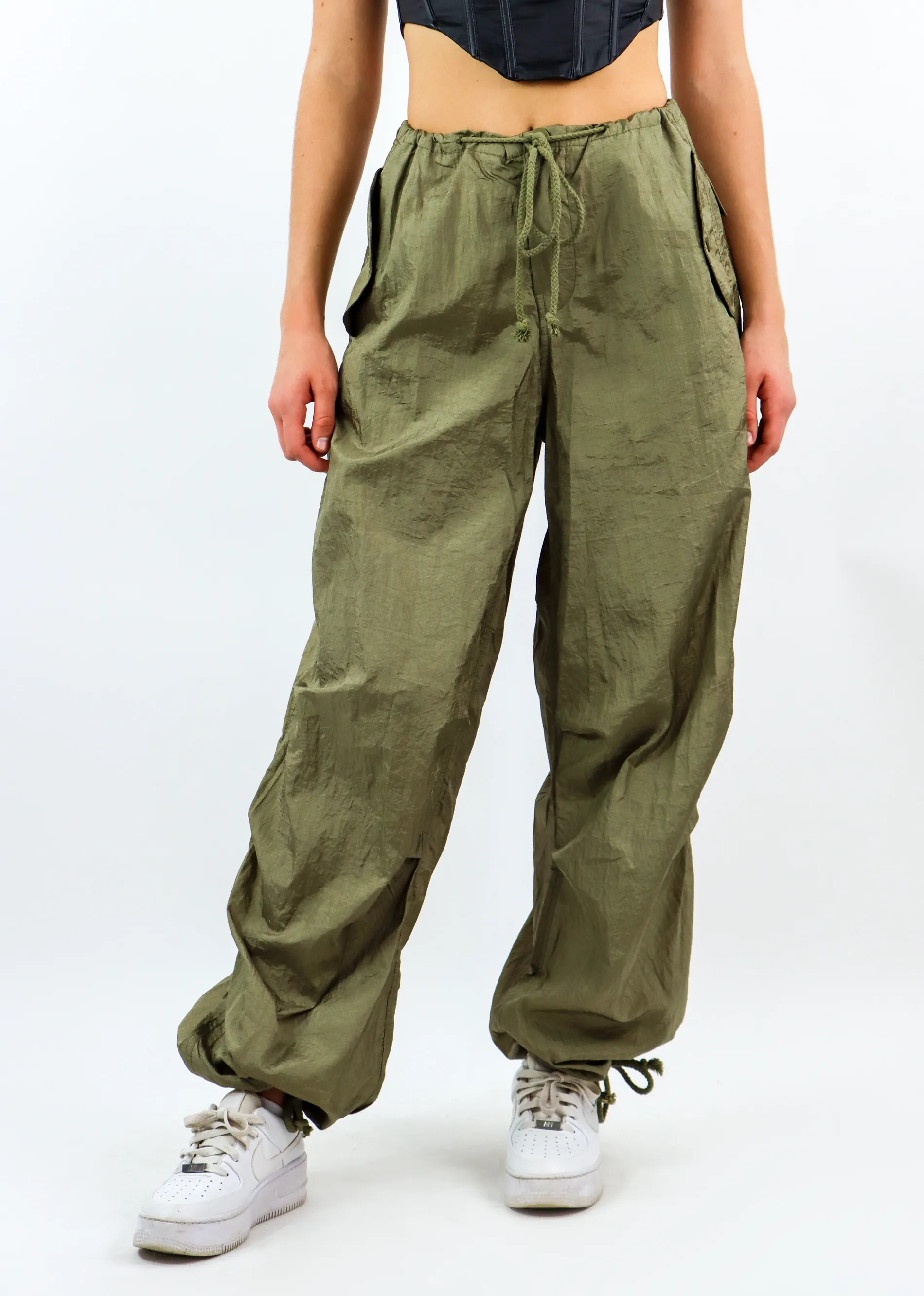 Ready To Fly Parachute Pants ★ Olive sold by Rock N Rags product image thumbnail 4