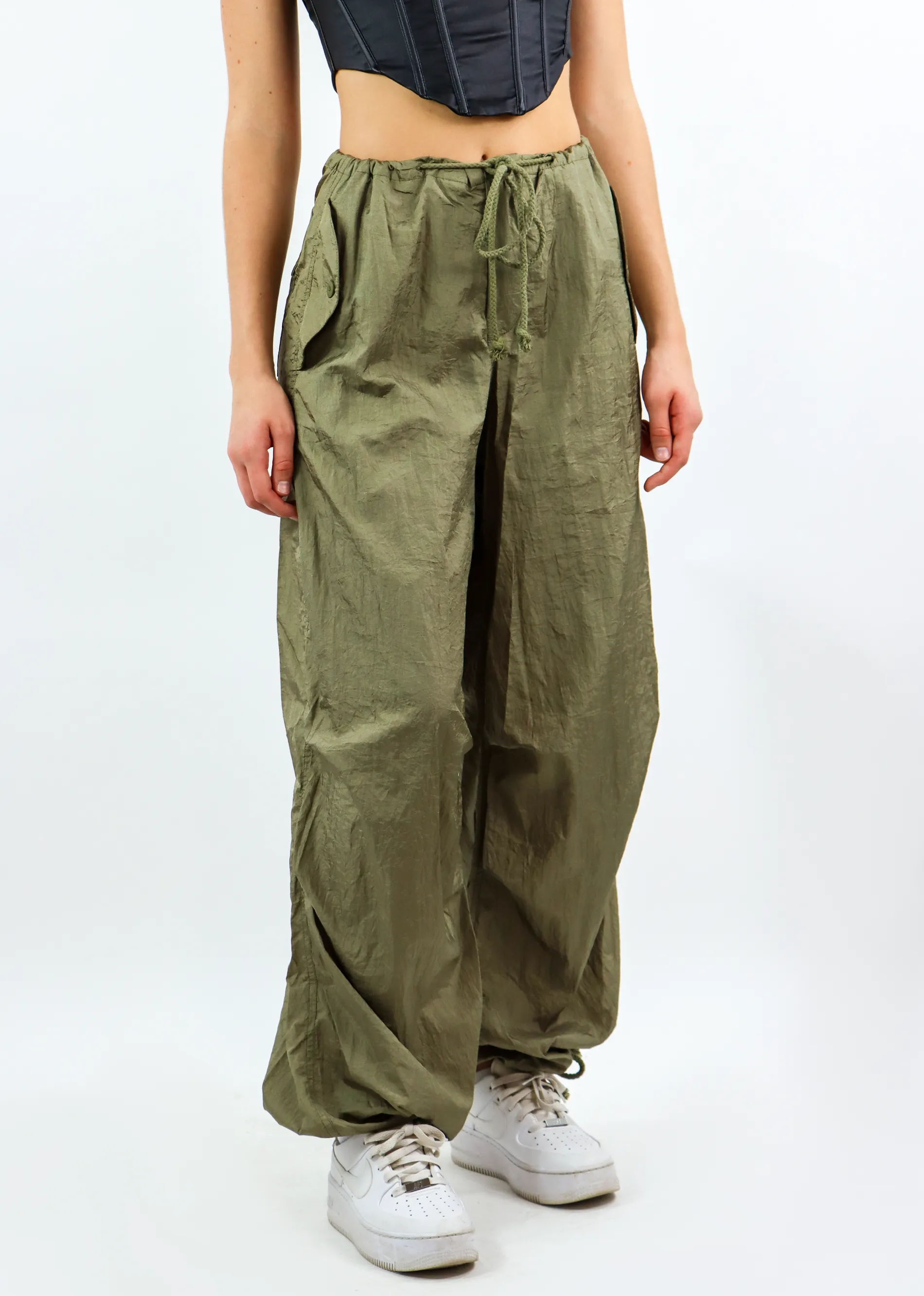 Ready To Fly Parachute Pants ★ Olive sold by Rock N Rags product image thumbnail 5