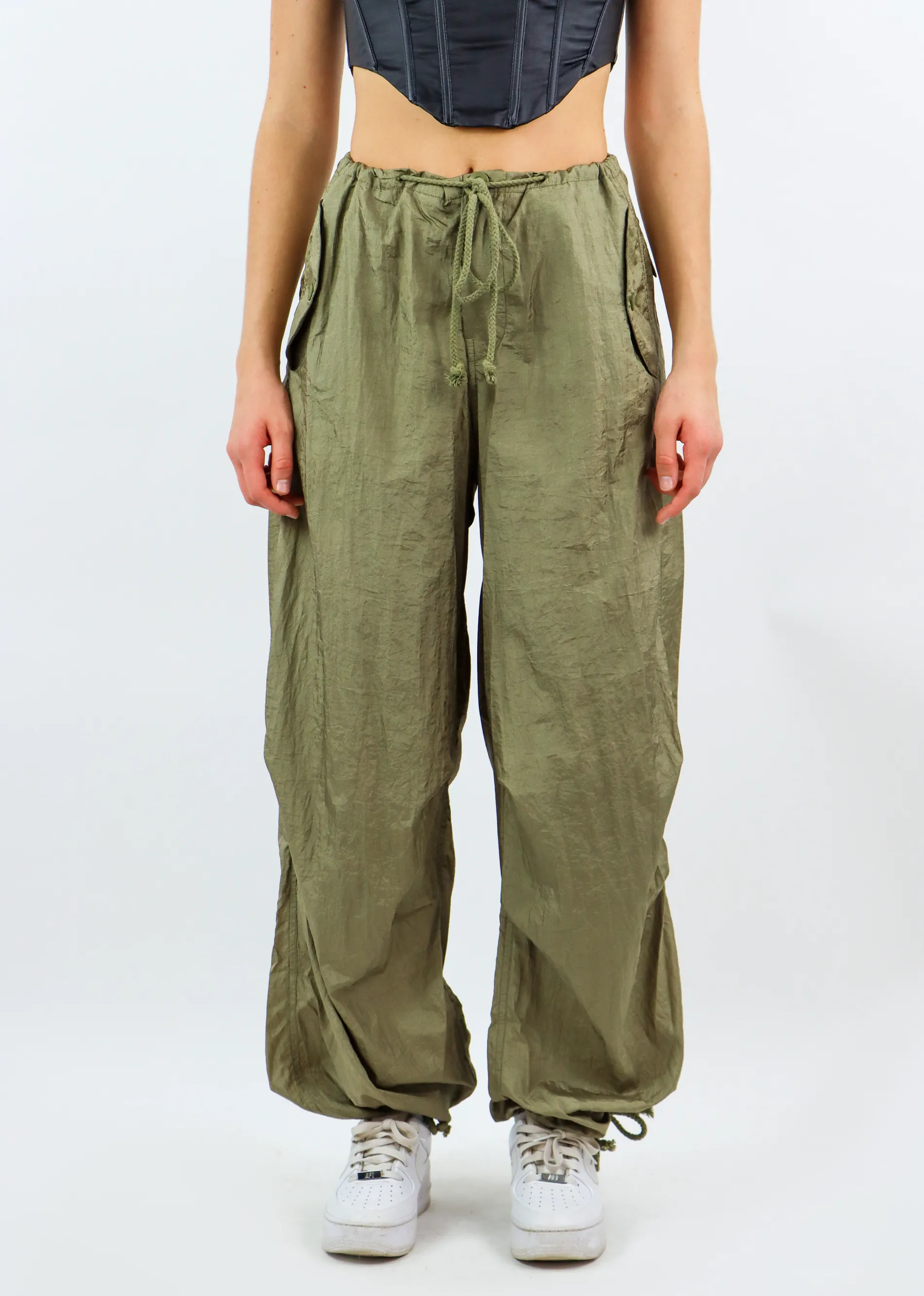 Ready To Fly Parachute Pants ★ Olive sold by Rock N Rags product image thumbnail 3