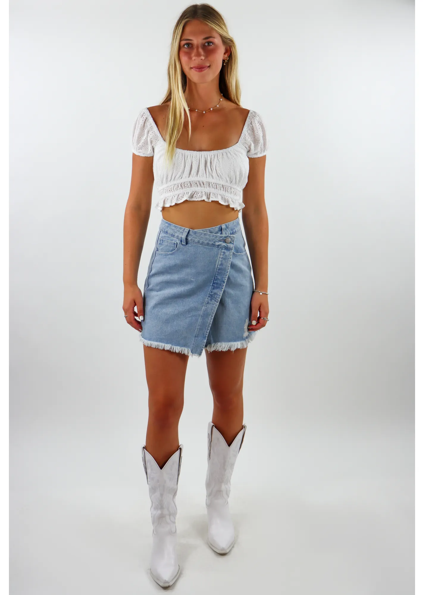 Out West Skirt ★ Light Wash Denim sold by Rock N Rags product image thumbnail 4