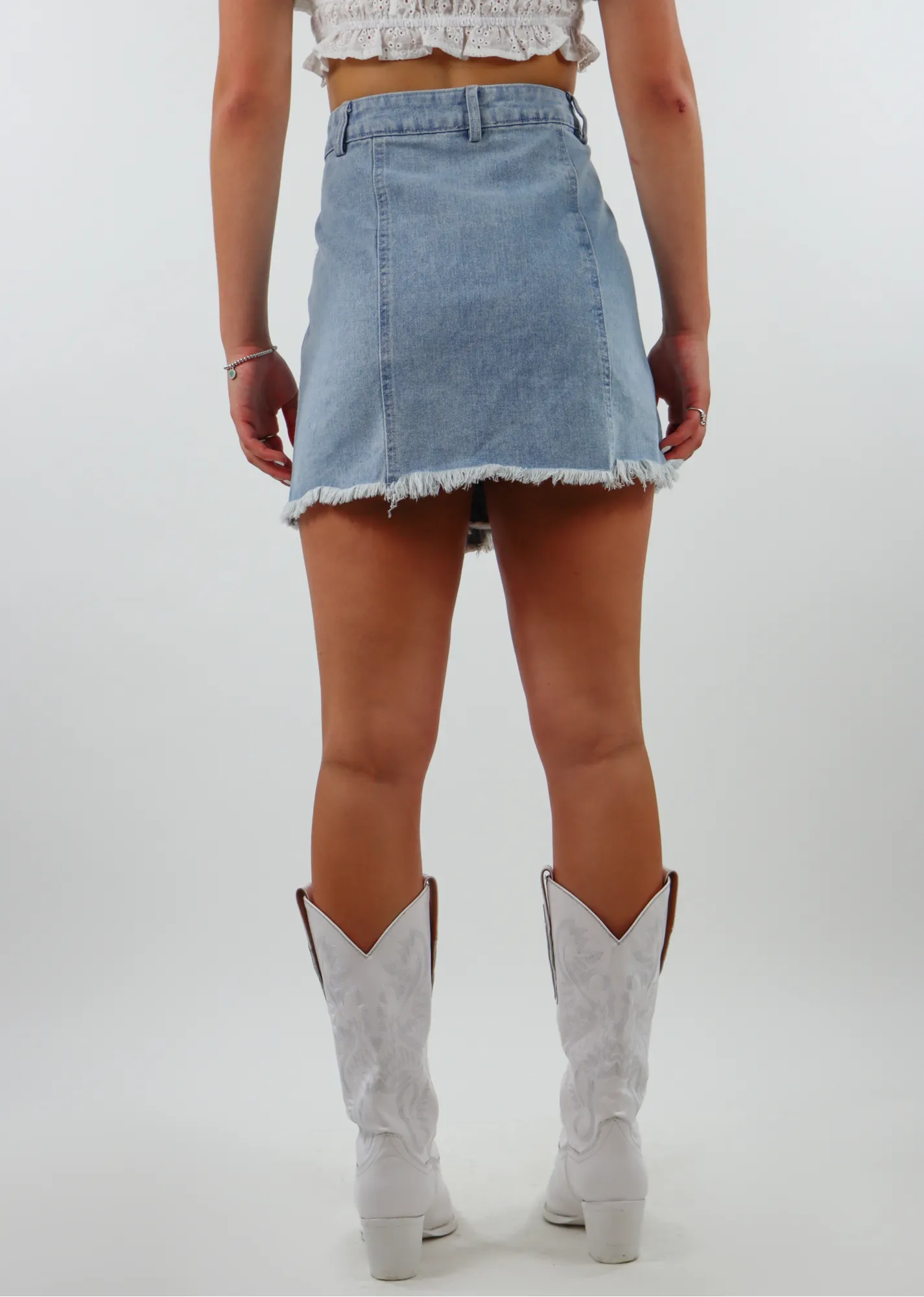 Out West Skirt ★ Light Wash Denim sold by Rock N Rags product image thumbnail 3