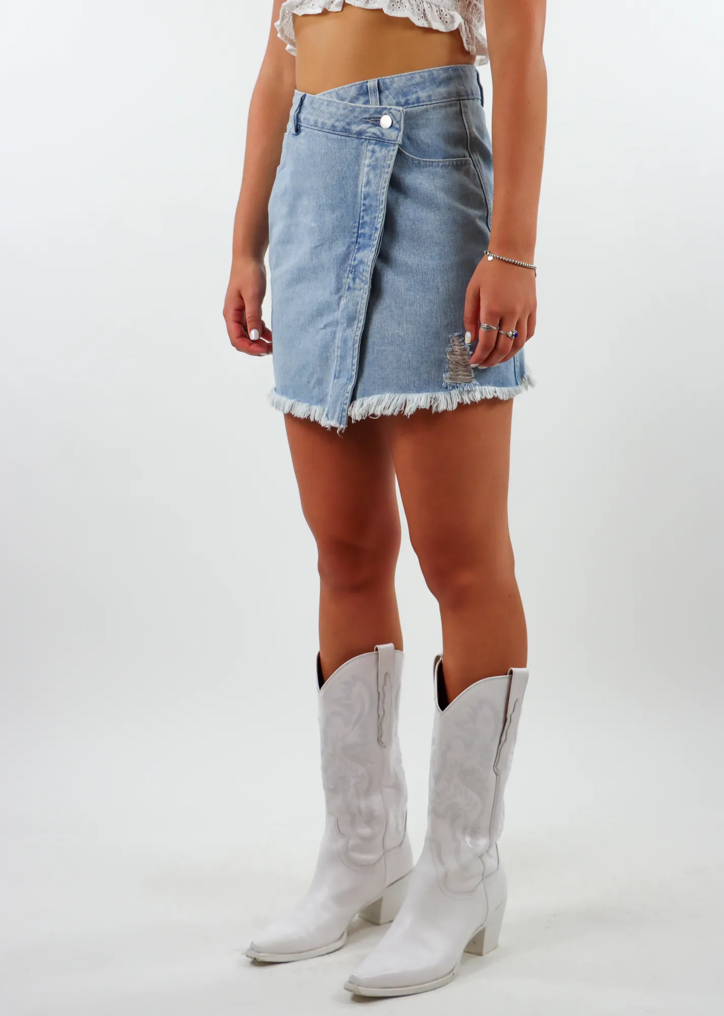 Out West Skirt ★ Light Wash Denim sold by Rock N Rags product image thumbnail 2
