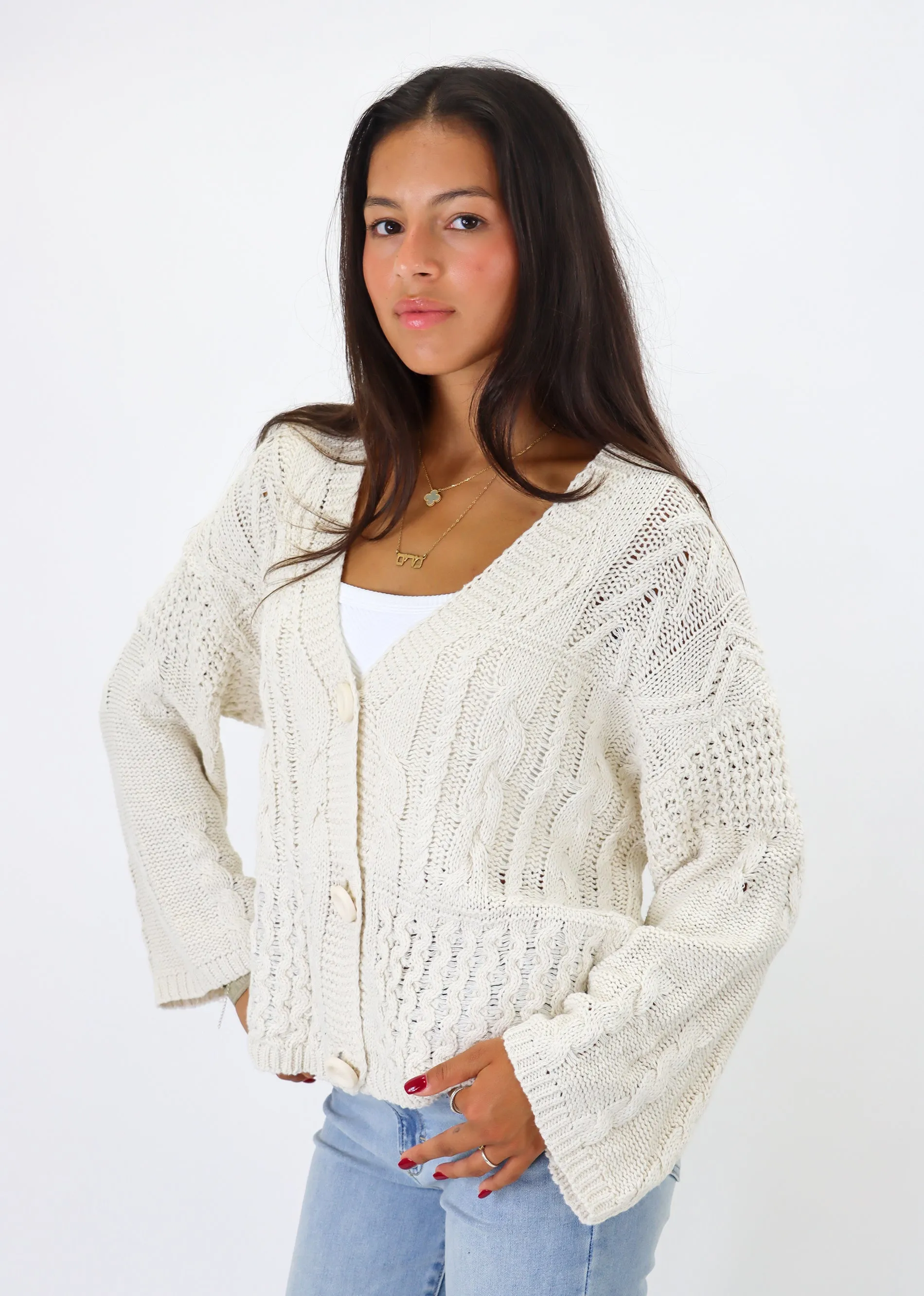 East Coast Cardigan ★ Beige sold by Rock N Rags product image thumbnail 5