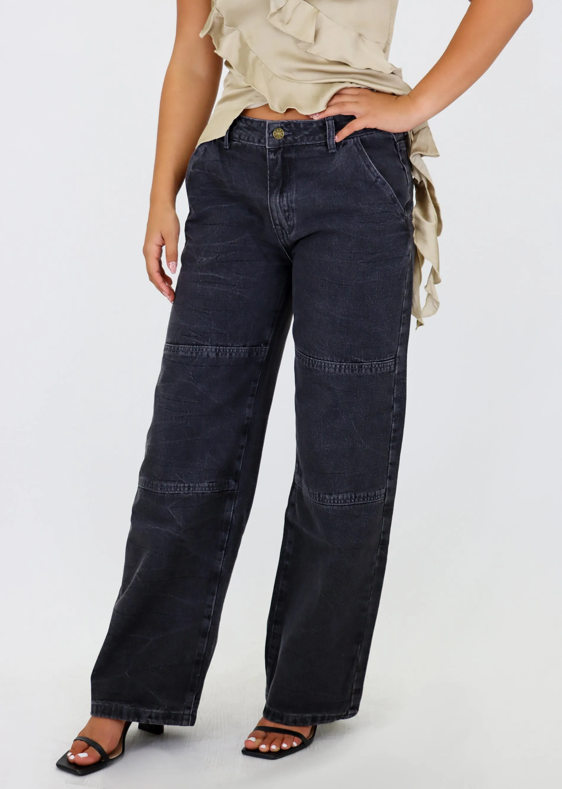 Lioness Freedom Jeans ★ Charcoal Black sold by Rock N Rags product image thumbnail 3