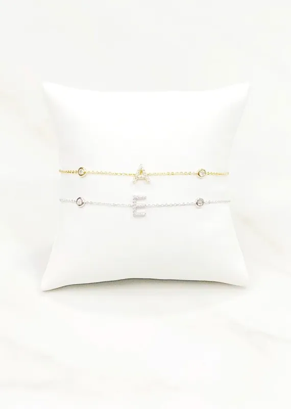 Initial Bracelet ★ Silver sold by Rock N Rags