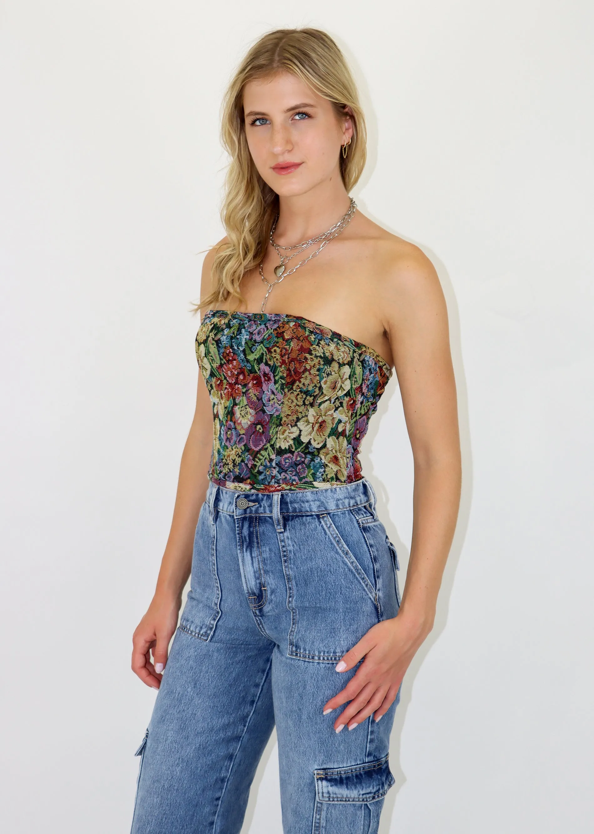 Jaded Corset Top ★ Floral sold by Rock N Rags product image thumbnail 4