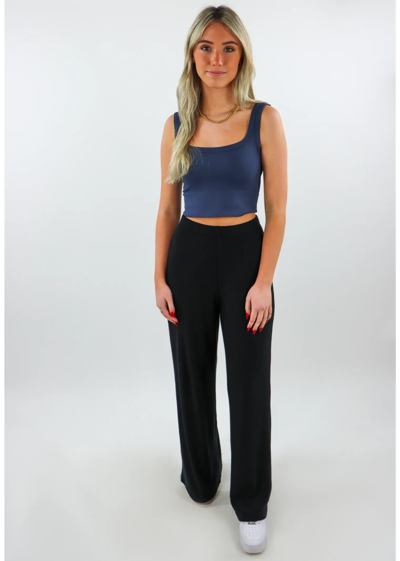 Spill The Tea Tank ★ Navy sold by Rock N Rags product image thumbnail 4