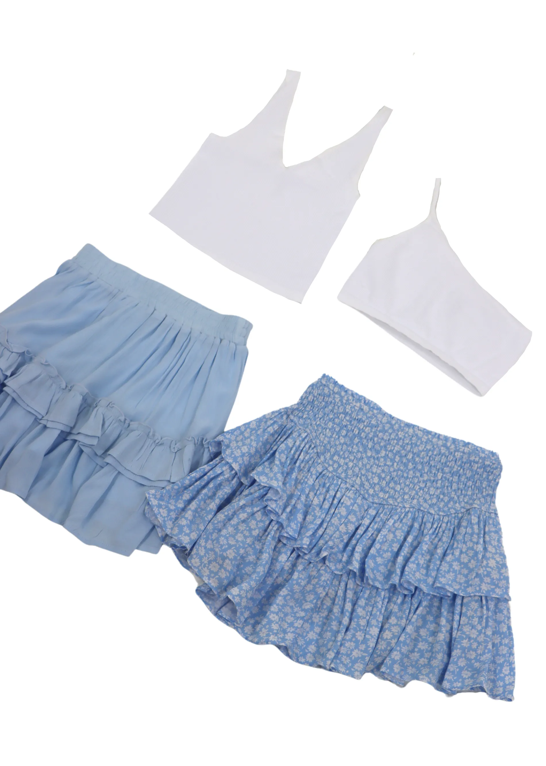 Tanks & Skirts Bundle ★ Blues & Whites sold by Rock N Rags product image thumbnail 2