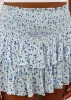Sunshine Daydream Skirt ★ White & Blue Floral sold by Rock N Rags