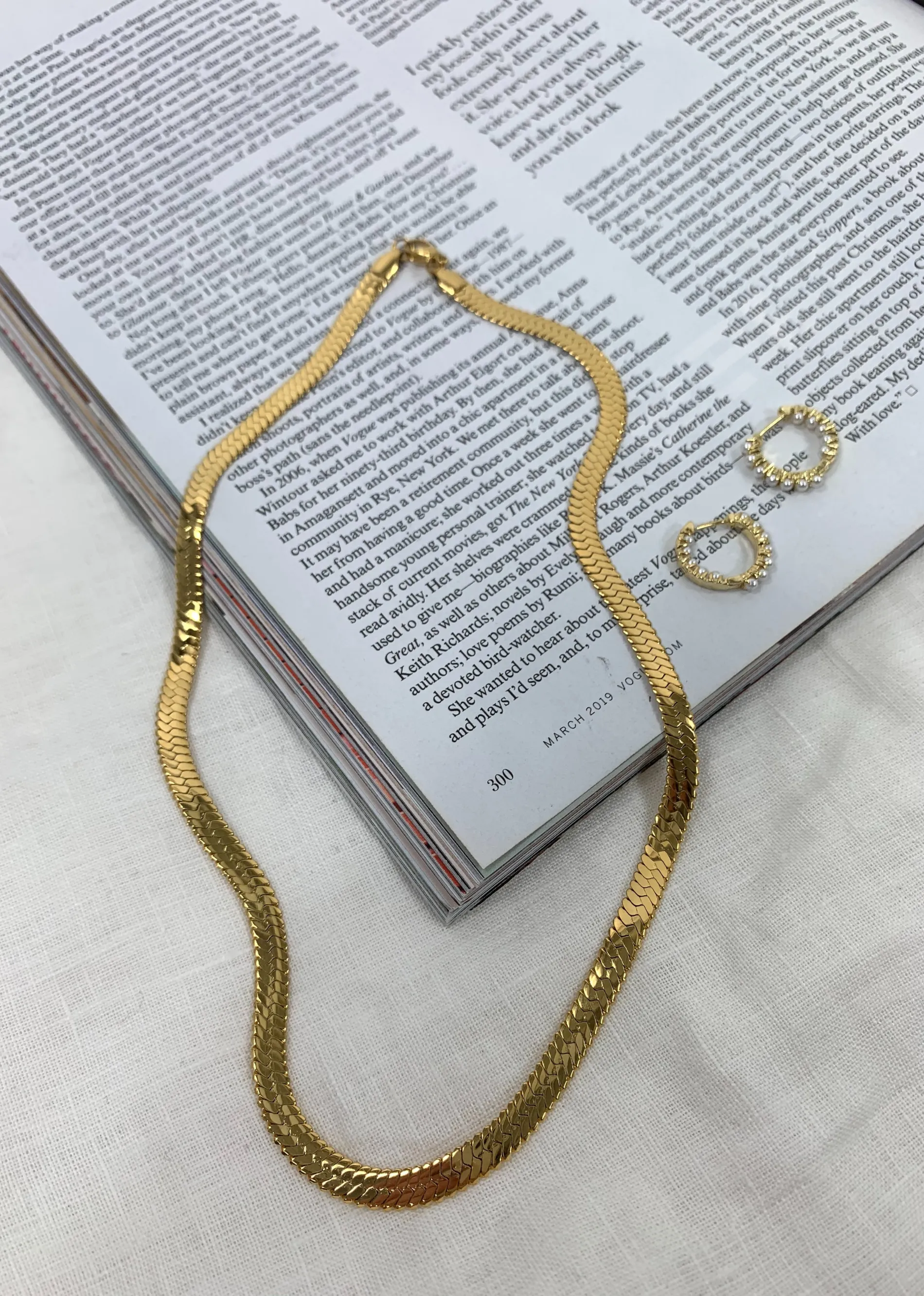 Herringbone Chain ★ Gold sold by Rock N Rags