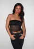 Lace It Tube Top ★ Black sold by Rock N Rags